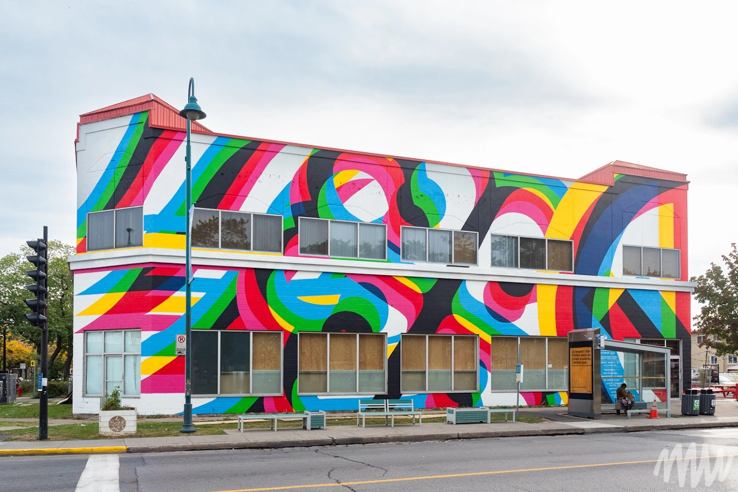 Murale dans le secteur Lacordaire 